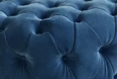 بوف دائرى من خشب الكونتر الممتاز والقطيفة