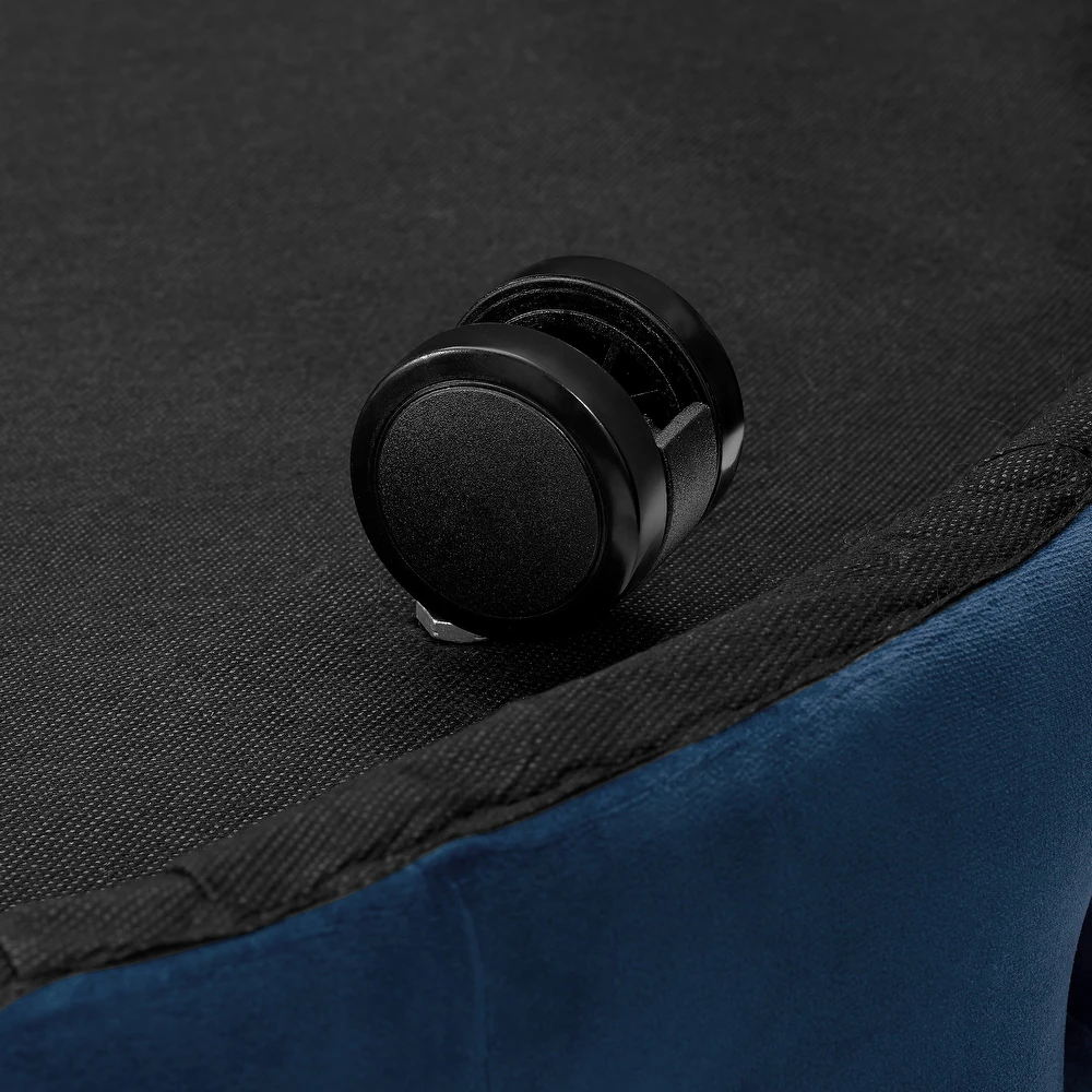 بوف دائرى من خشب الكونتر الممتاز والقطيفة