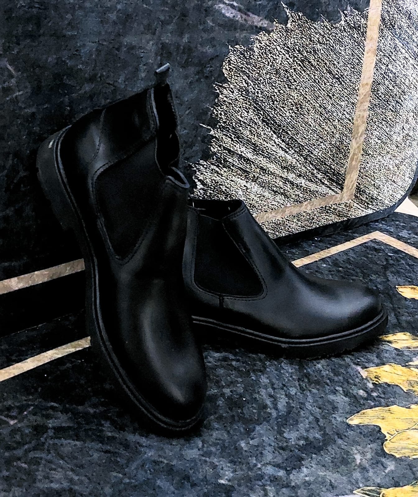 بوت رجالي جلد طبيعي موديل عصري😎🔥🔥