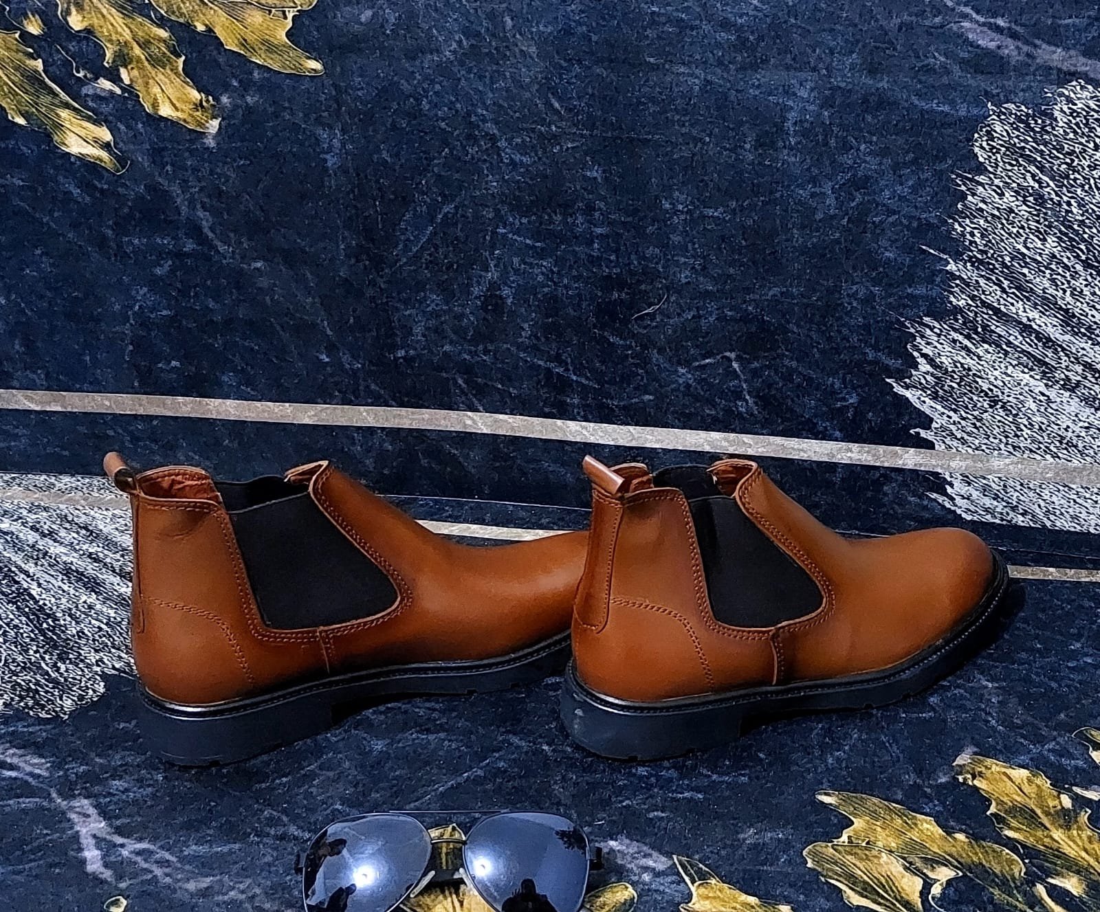 بوت رجالي جلد طبيعي موديل عصري😎🔥🔥