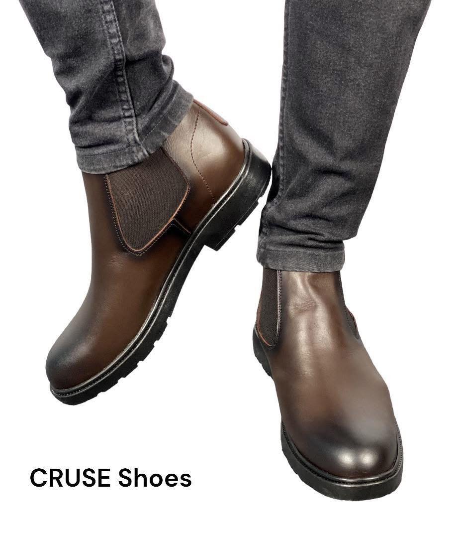 بوت رجالي جلد طبيعي موديل عصري😎🔥🔥