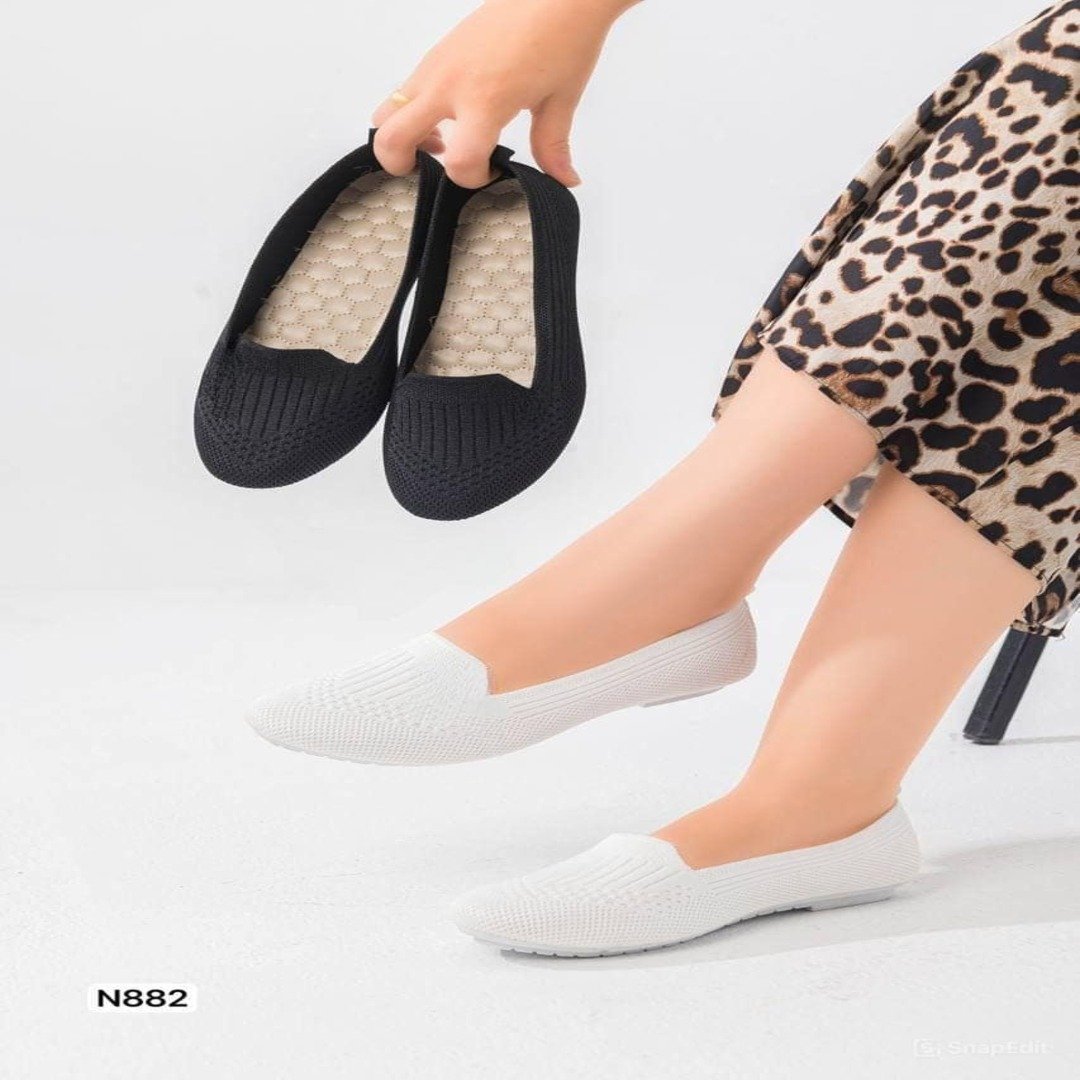 باليرينا بناتي قماش مرن – موديل N882 خفيفة على الرجل… وشيك في اللبس 👌